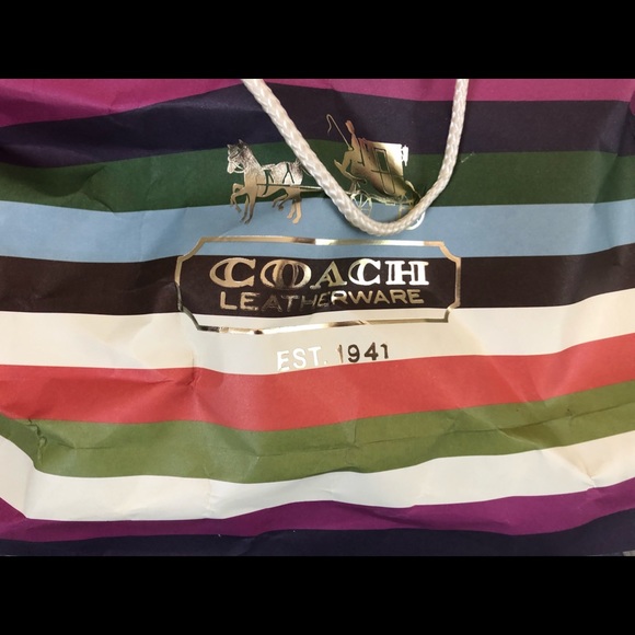 Coach PullString Rainbow Candy Handbag - Picture 1 of 8